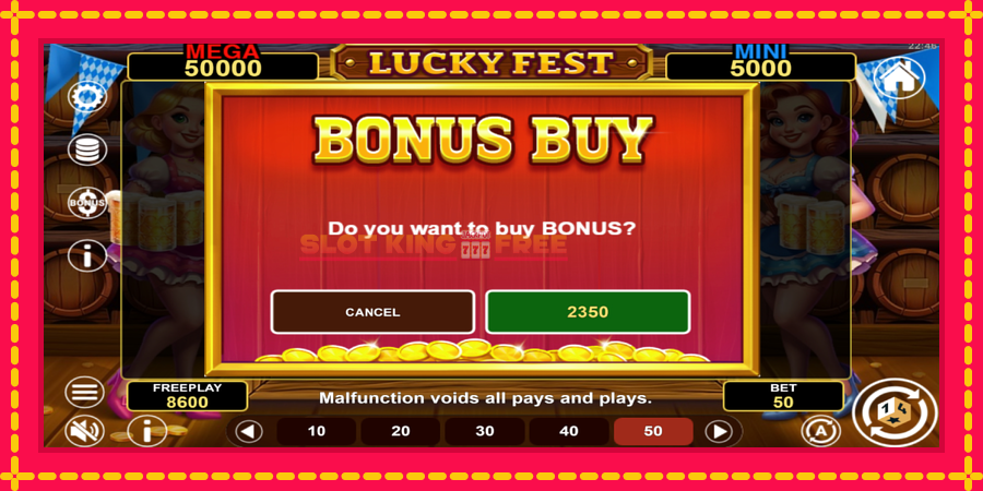 Lucky Fest Hold & Win - automaatne põnevate proovitükkidega