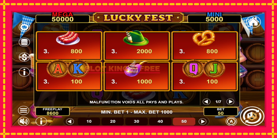 Lucky Fest Hold & Win - automaatne põnevate proovitükkidega