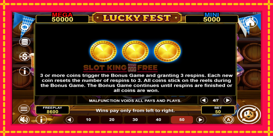 Lucky Fest Hold & Win - automaatne põnevate proovitükkidega