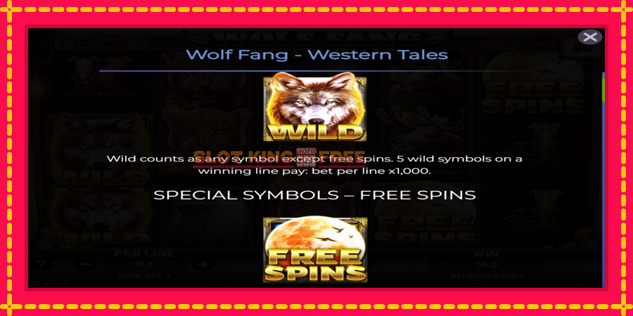 Wolf Fang - Western Tales - automaatne põnevate proovitükkidega