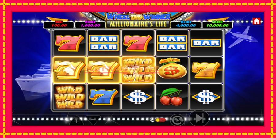 Wheel Big Winner Millionaires Life - automaatne põnevate proovitükkidega