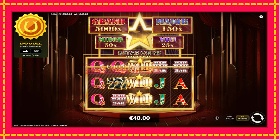 5 Star Coins: Hold & Win - automaatne põnevate proovitükkidega