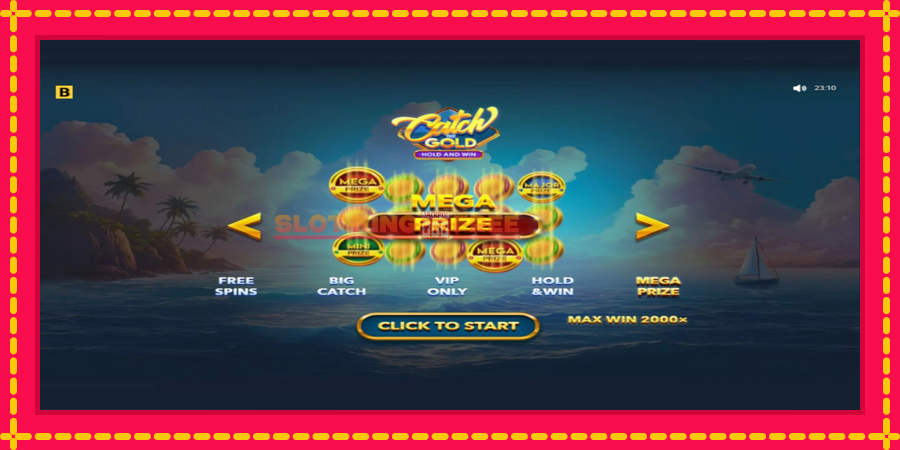 Catch The Gold Hold and Win - automaatne põnevate proovitükkidega