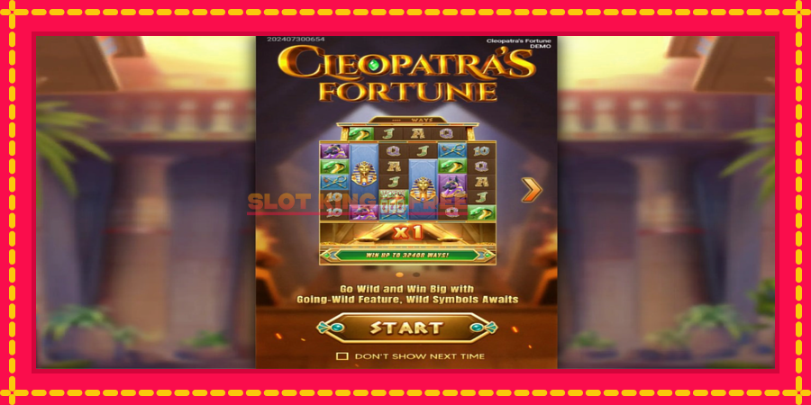 Cleopatras Fortune - automaatne põnevate proovitükkidega