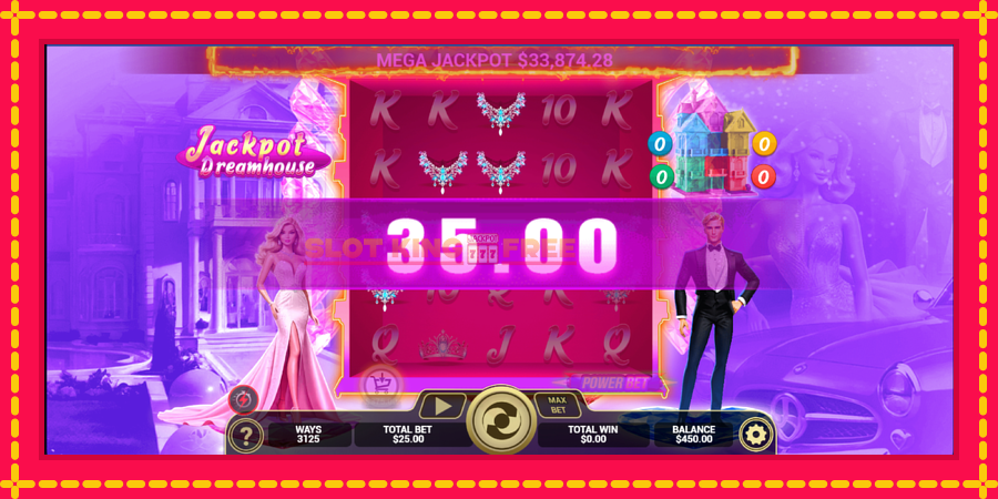 Jackpot Dreamhouse - automaatne põnevate proovitükkidega