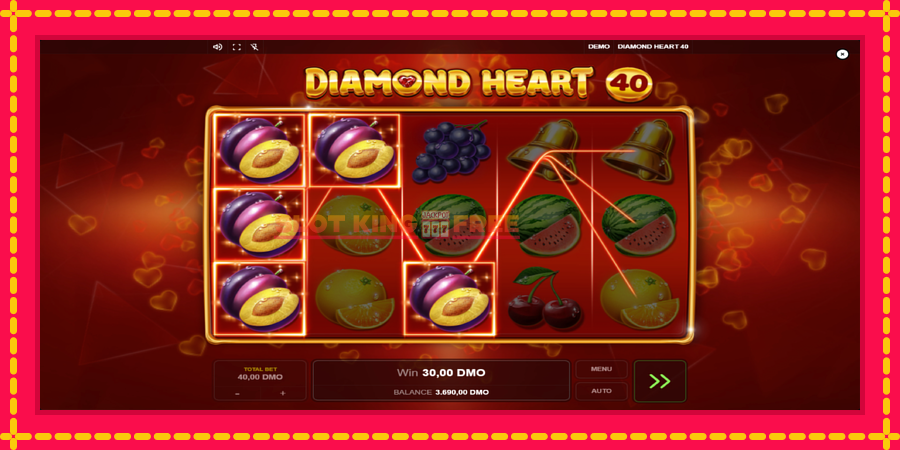 Diamond Heart 40 - automaatne põnevate proovitükkidega