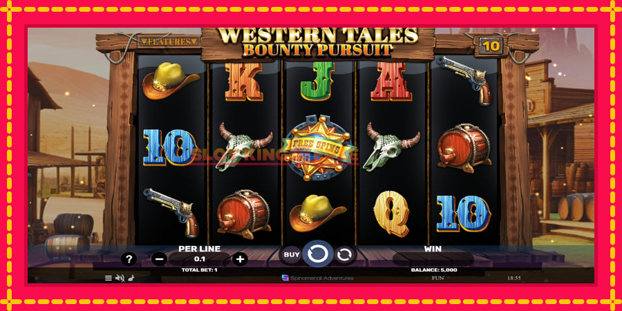 Western Tales - Bounty Pursuit - automaatne põnevate proovitükkidega