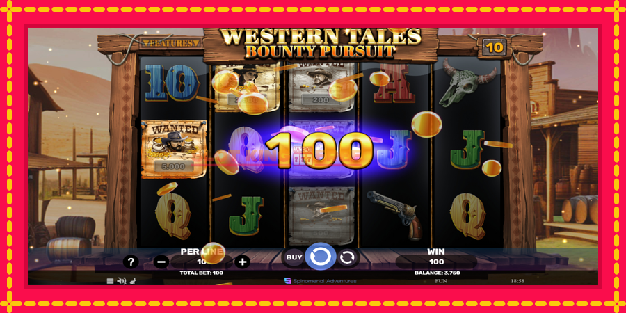 Western Tales - Bounty Pursuit - automaatne põnevate proovitükkidega