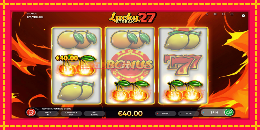 Lucky Streak 27 - automaatne põnevate proovitükkidega