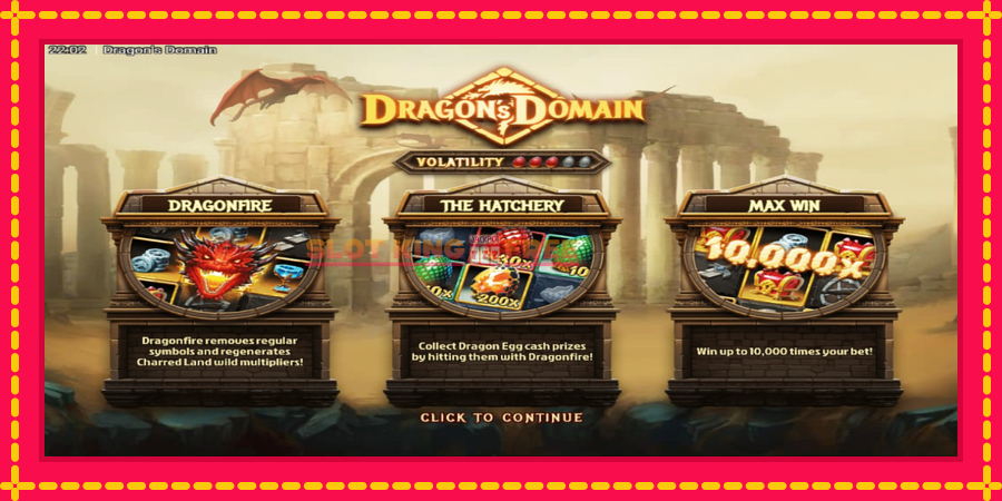 Dragons Domain - automaatne põnevate proovitükkidega