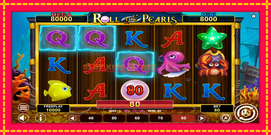 Roll The Pearls Hold & Win - automaatne põnevate proovitükkidega