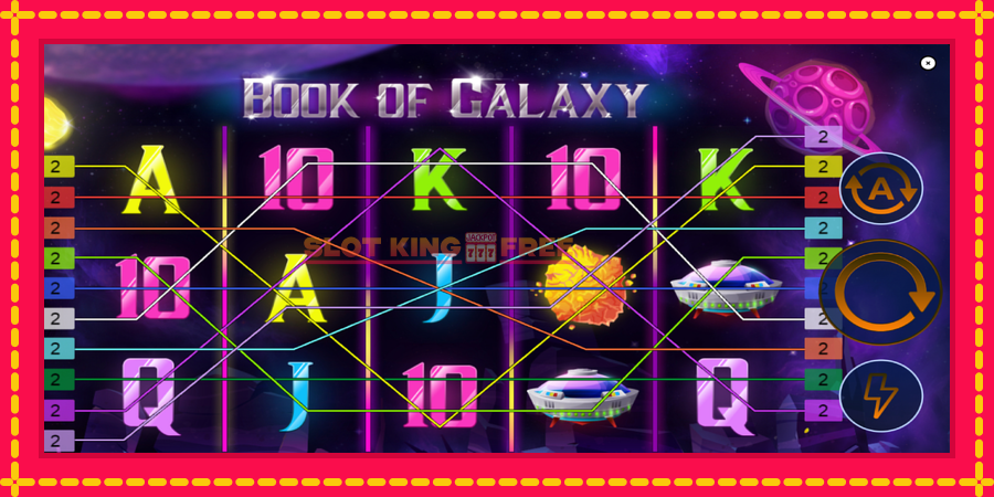 Book of Galaxy - automaatne põnevate proovitükkidega