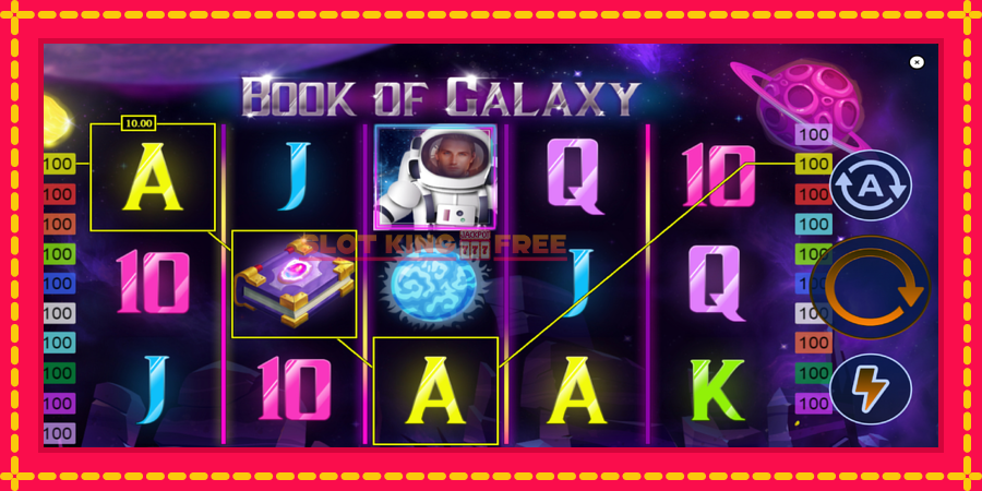 Book of Galaxy - automaatne põnevate proovitükkidega