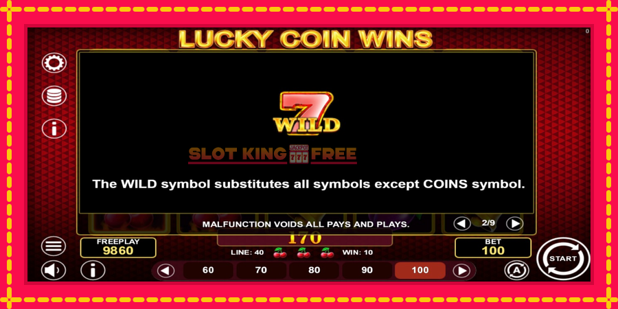 Lucky Coin Wins - automaatne põnevate proovitükkidega