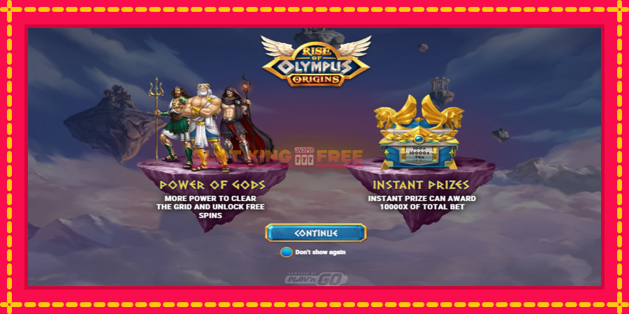 Rise of Olympus Origins - automaatne põnevate proovitükkidega