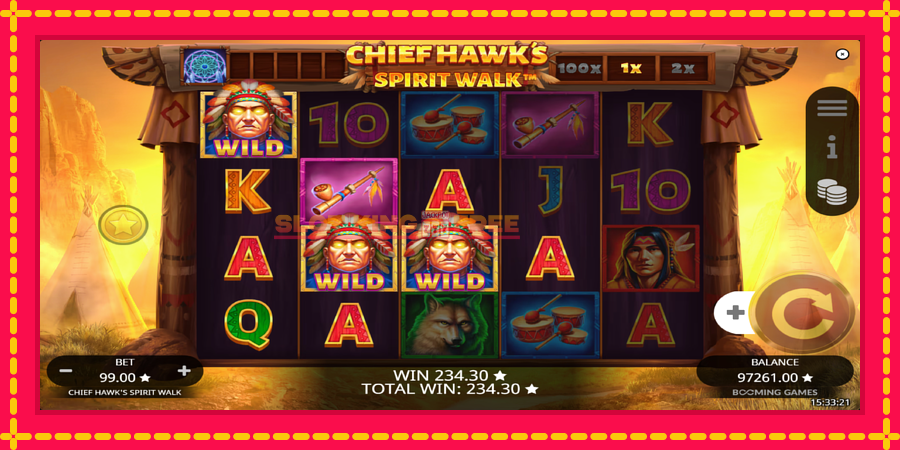 Chief Hawk’s Spirit Walk - automaatne põnevate proovitükkidega