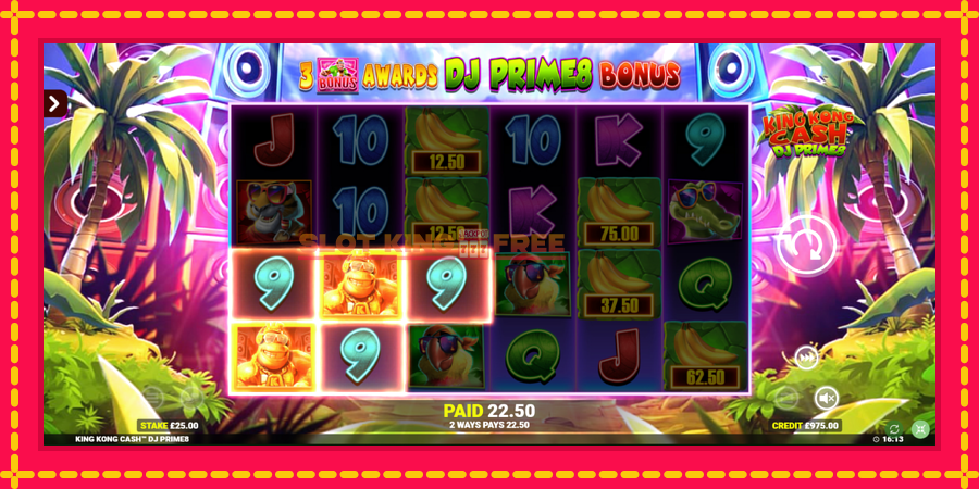 King Kong Cash DJ Prime8 Rapid Fire Jackpots - automaatne põnevate proovitükkidega