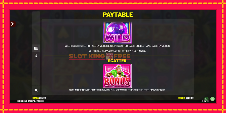 King Kong Cash DJ Prime8 Rapid Fire Jackpots - automaatne põnevate proovitükkidega