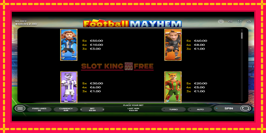 Football Mayhem - automaatne põnevate proovitükkidega