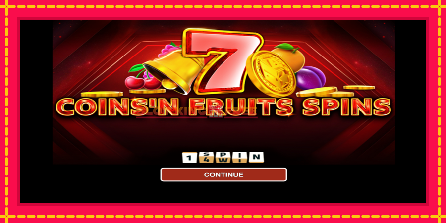 Coinsn Fruits Spins - automaatne põnevate proovitükkidega