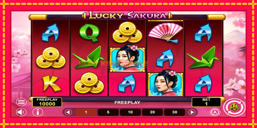 Lucky Sakura Win Spins - automaatne põnevate proovitükkidega