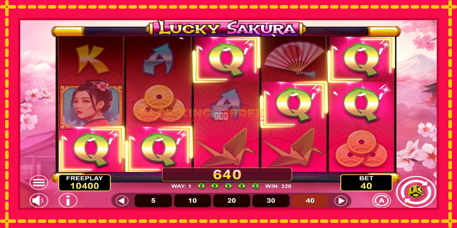 Lucky Sakura Win Spins - automaatne põnevate proovitükkidega