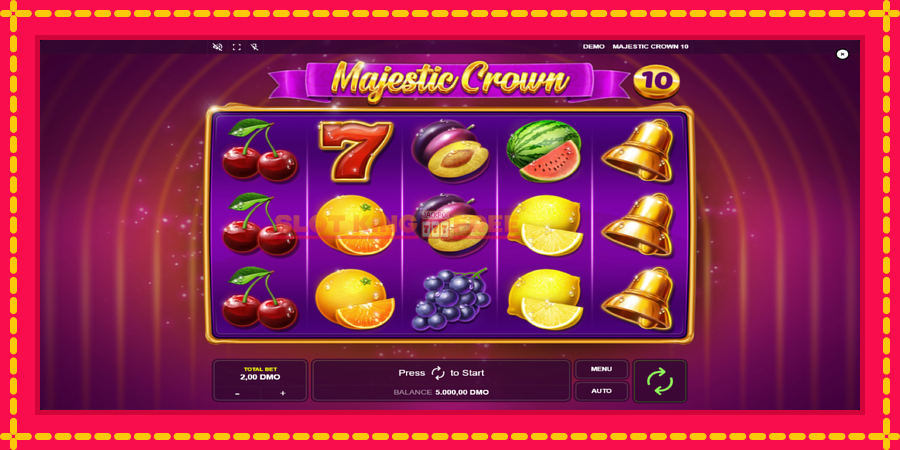 Majestic Crown 10 - automaatne põnevate proovitükkidega