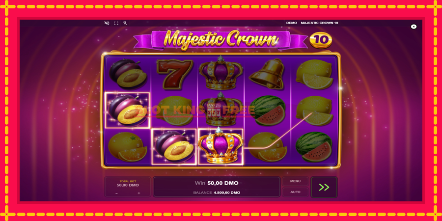 Majestic Crown 10 - automaatne põnevate proovitükkidega