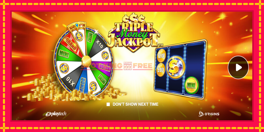 Triple Money Jackpot - automaatne põnevate proovitükkidega