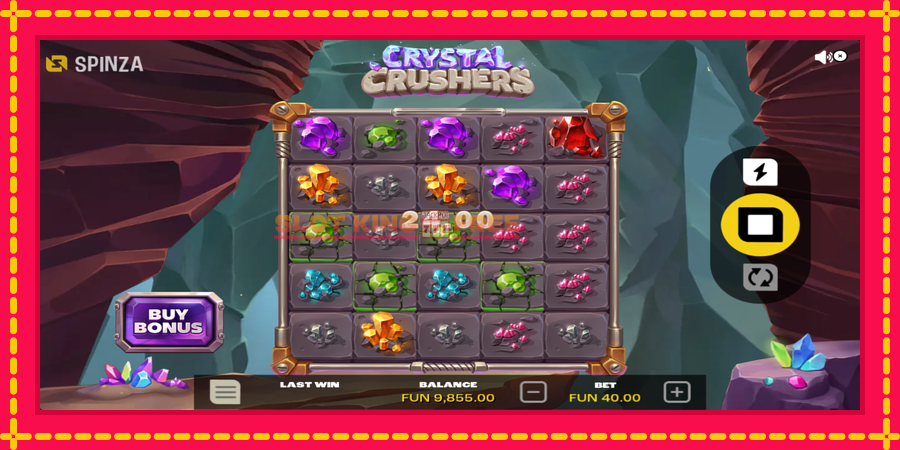 Crystal Crushers - automaatne põnevate proovitükkidega