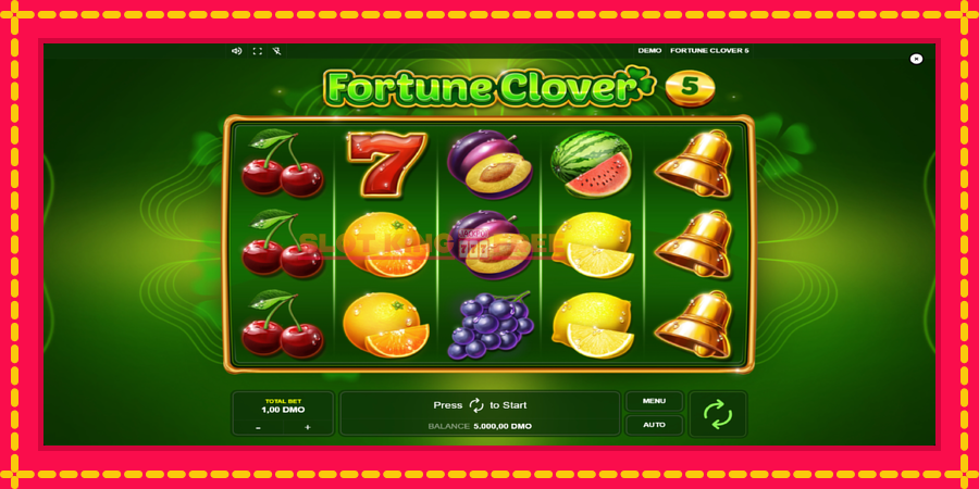 Fortune Clover 5 - automaatne põnevate proovitükkidega