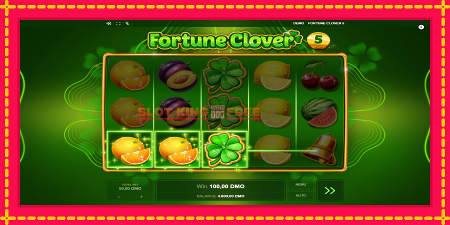 Fortune Clover 5 - automaatne põnevate proovitükkidega