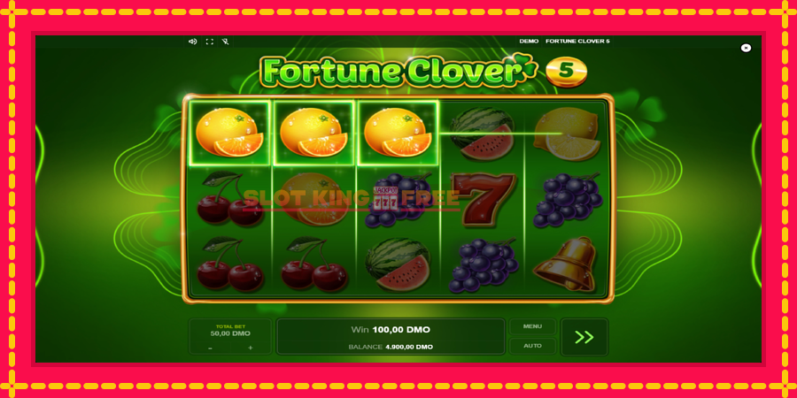 Fortune Clover 5 - automaatne põnevate proovitükkidega