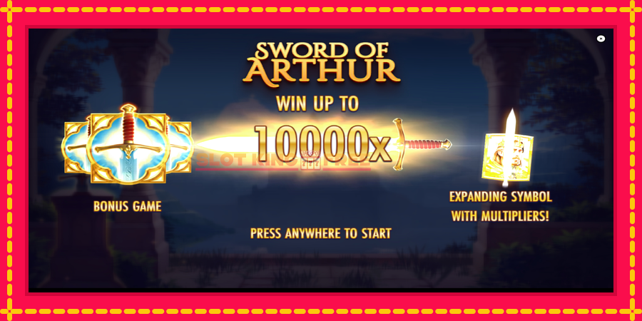 Sword of Arthur - automaatne põnevate proovitükkidega