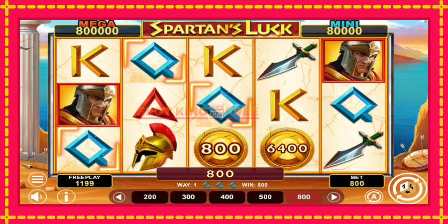 Spartans Luck Hold & Win - automaatne põnevate proovitükkidega