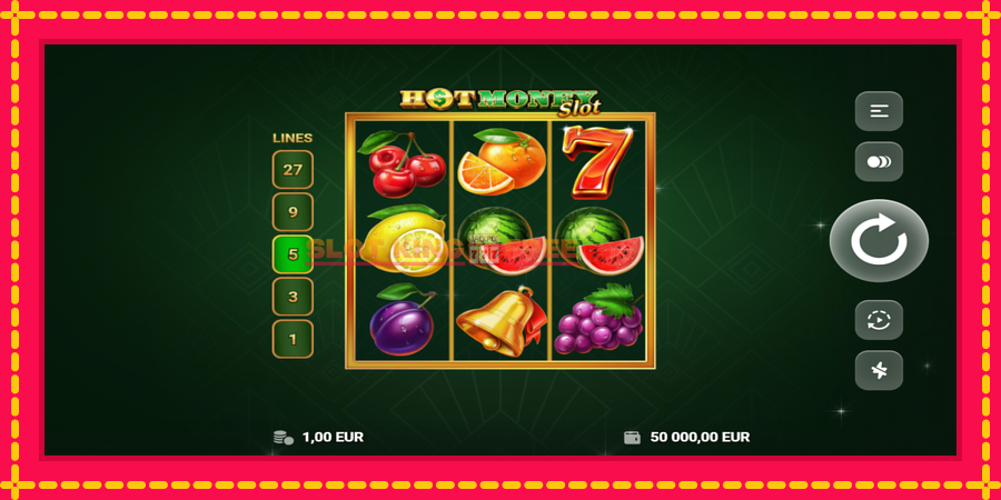 Hot Money Slot - automaatne põnevate proovitükkidega