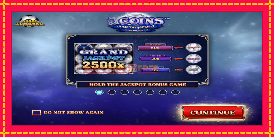 9 Coins Grand Platinum Edition Score The Jackpot - automaatne põnevate proovitükkidega