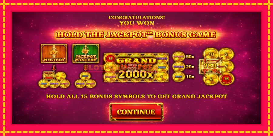 15 Coins Grand Gold Edition Score The Jackpot - automaatne põnevate proovitükkidega