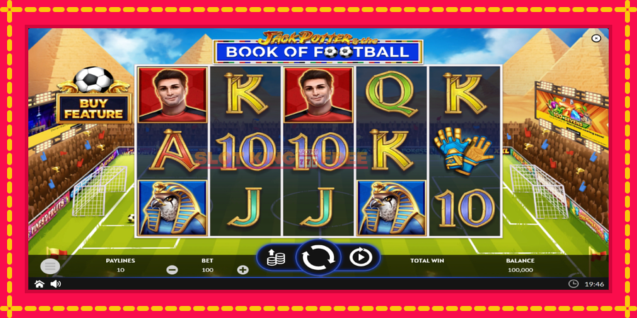 Jack Potter & The Book of Football - automaatne põnevate proovitükkidega