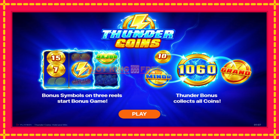 Thunder Coins - automaatne põnevate proovitükkidega