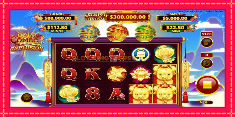 Coin Combo Explosion Jackpot Festival - automaatne põnevate proovitükkidega