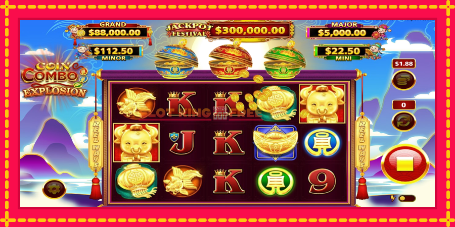 Coin Combo Explosion Jackpot Festival - automaatne põnevate proovitükkidega