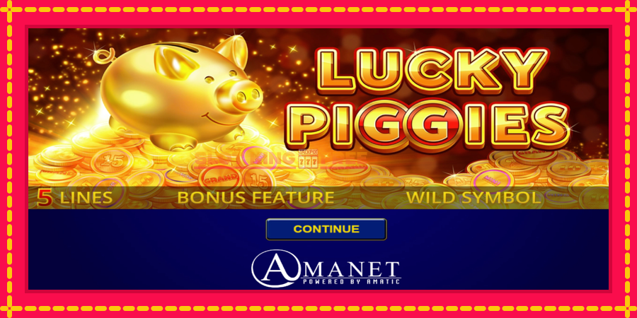 Lucky Piggies - automaatne põnevate proovitükkidega