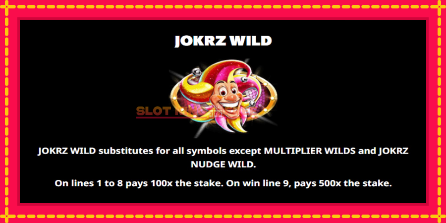 Jokrz Wild Jackpot - automaatne põnevate proovitükkidega