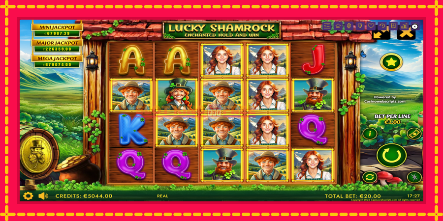 Lucky Shamrock - Enchanted Hold and Win - automaatne põnevate proovitükkidega