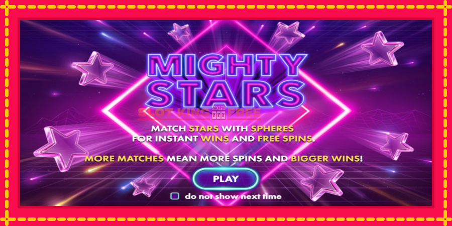 Mighty Stars - automaatne põnevate proovitükkidega