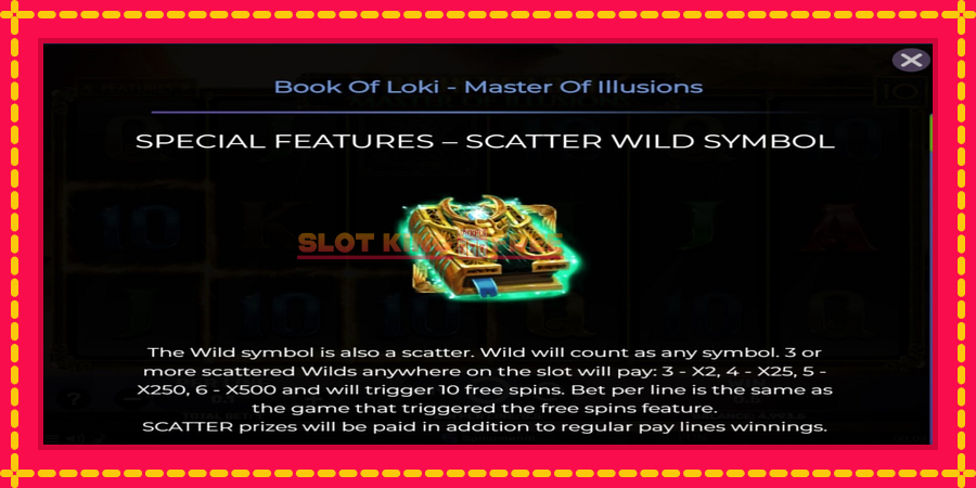 Book Of Loki - Master Of Illusions - automaatne põnevate proovitükkidega