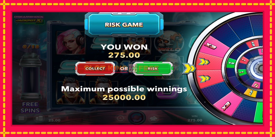 Dreamshock: Jackpot X - automaatne põnevate proovitükkidega