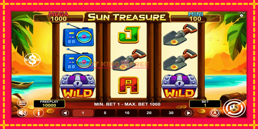 Sun Treasure Hold & Win - automaatne põnevate proovitükkidega