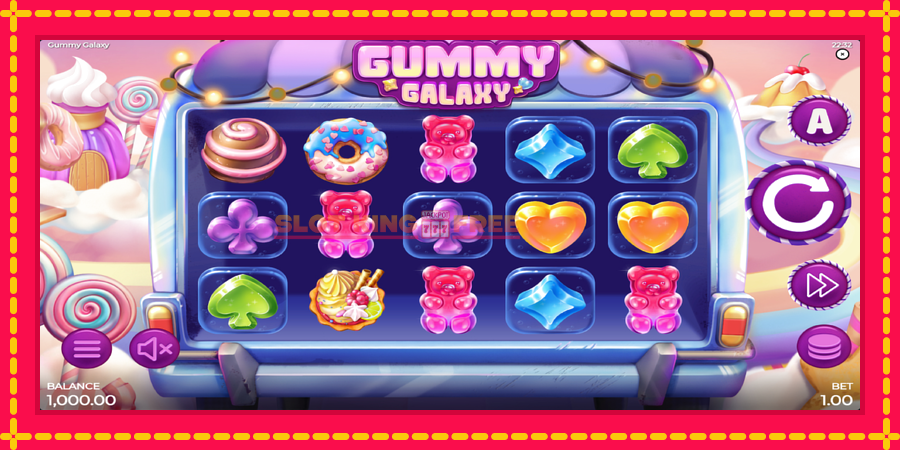 Gummy Galaxy - automaatne põnevate proovitükkidega